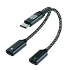 Carpoint splitter USB-C naar dubbele USB-C kabel