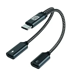 Carpoint splitter USB-C naar dubbele USB-C kabel