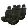 Carpoint Stoelhoesset Charcoal 9 Delig Zwart