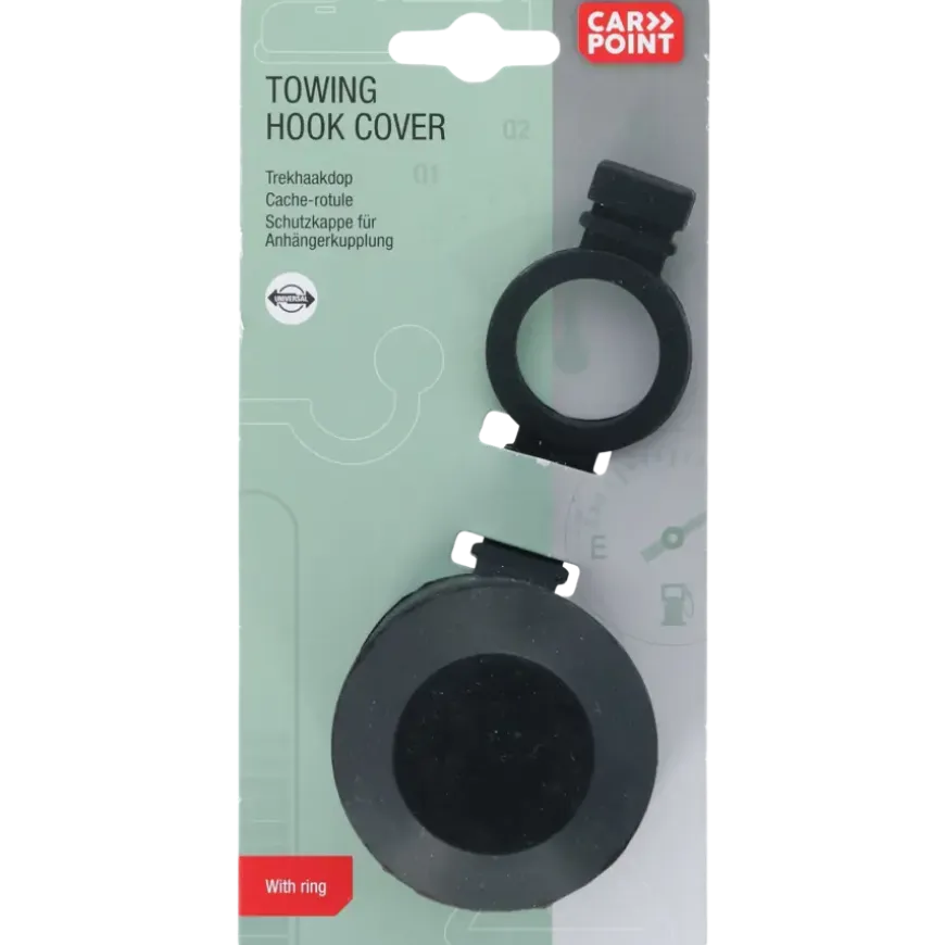Carpoint Trekhaakdop met Ring Kunststof