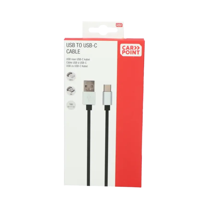 Carpoint USB>USB-C kabel 1 Meter