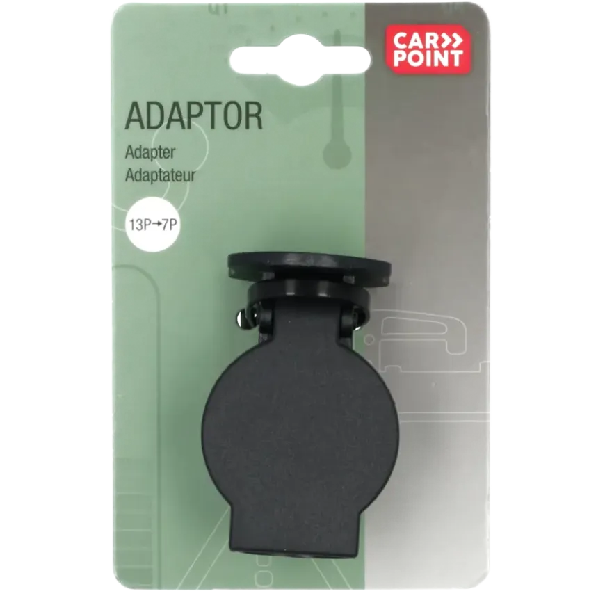 Carpoint Verloopstekker 13>7 Polig Kort
