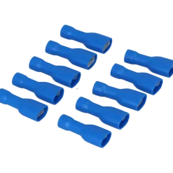 Carpoint Vlakstekerhuls 1542 6.3x0.8mm blauw blister 10 Stuks