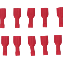 Carpoint Vlakstekerhuls 1541 6.3x0.8mm rood blister 10 Stuks