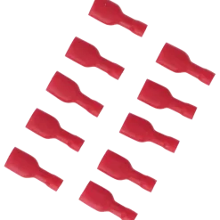 Carpoint Vlakstekerhuls 1541 6.3x0.8mm rood blister 10 Stuks