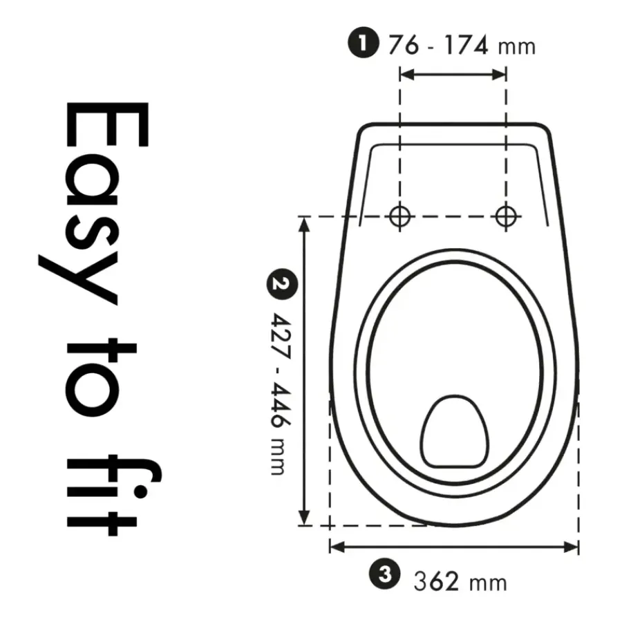 CEDO Brooklyn wc bril softclose duroplast