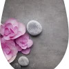 CEDO Orchid & Stones WC-bril duroplast wit ovaal