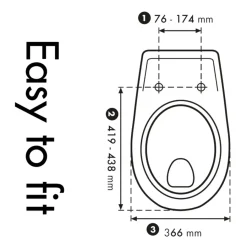 CEDO Wellness & Stone wc bril softclose duroplast