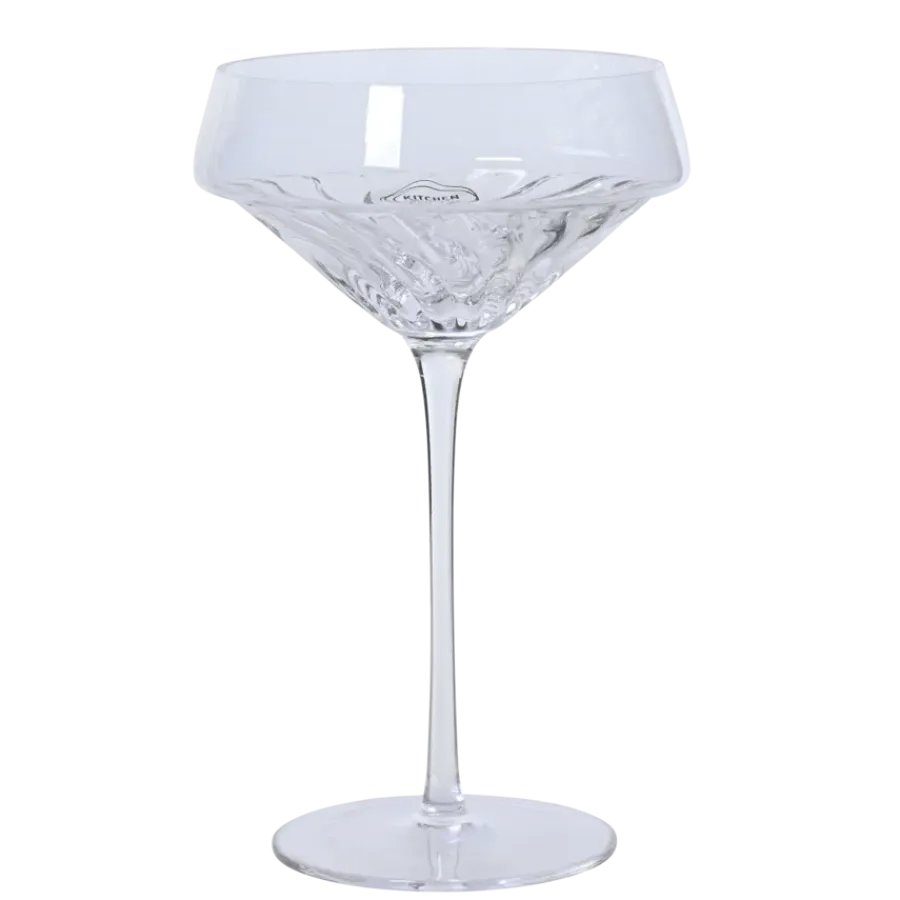 Geen Champagne glas reliëf