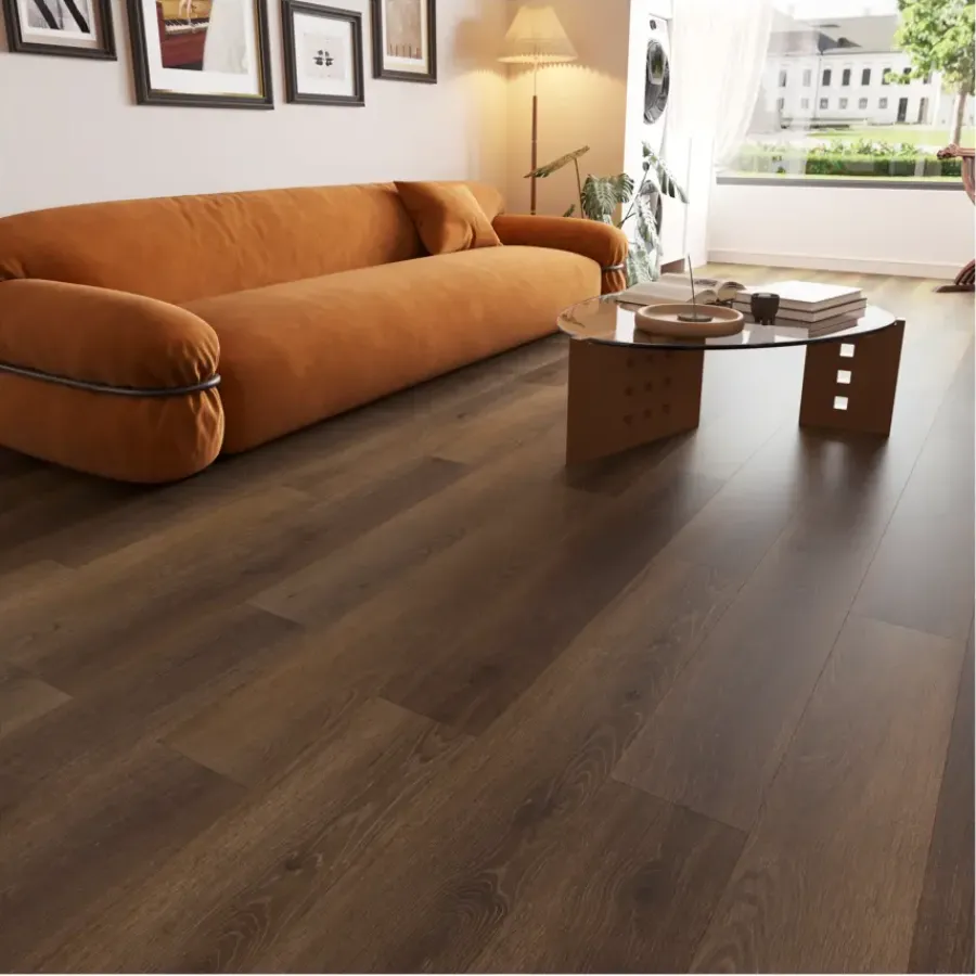 Geen Click PVC Basic oud bruin eiken houtlook