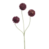 Emerald Dahlia pompom mini burgundy 68cm