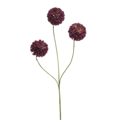 Emerald Dahlia pompom mini burgundy 68cm