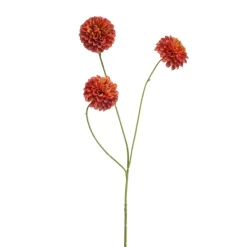 Emerald Dahlia pompom mini spray oranje 68cm