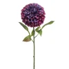 Emerald Dahlia pompom spray XL burgundy 77cm