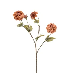 Emerald Dahlia spray koraal 65cm