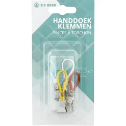 De Beer Debeer handdoekklemmen 5 kleuren