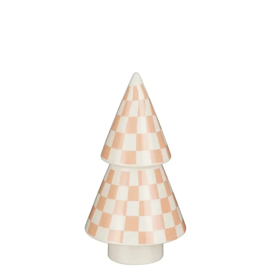 Geen Decoratie boom wit - h25,5xd14cm