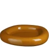 Geen Decoratie schaal oker keramiek - h5xd28 cm