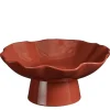 Geen Decoratie schaal rood - h15,5xd34,5cm