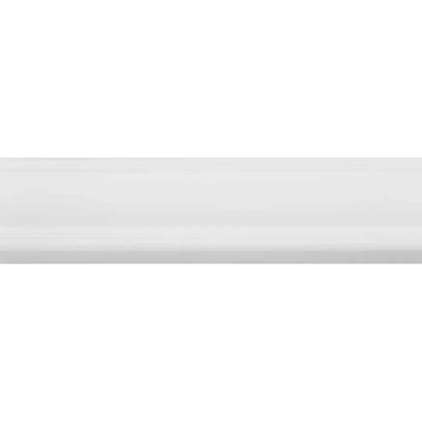 Decorlijst grenen wit gegrond 8x57mm 270cm