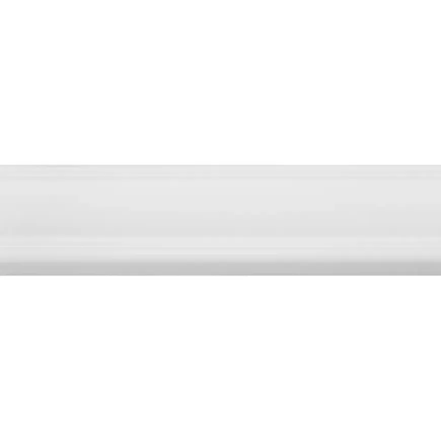 Decorlijst grenen wit gegrond 8x57mm 270cm