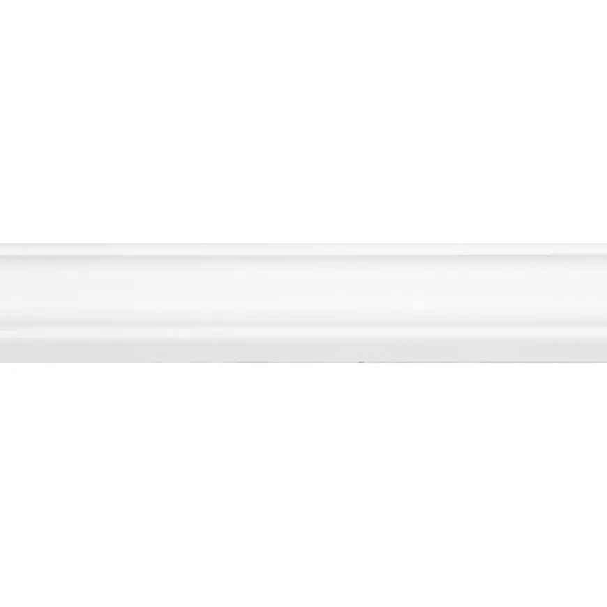 Decorlijst grenen wit gelakt 9x29mm 270cm