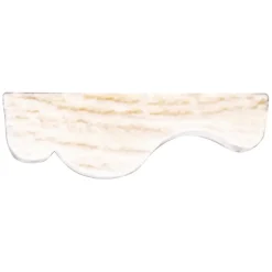 Decorlijst grenen wit gelakt 9x29mm 270cm
