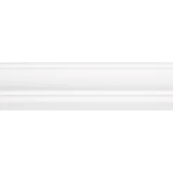 Decorlijst grenen wit gelakt 8x46mm 270cm