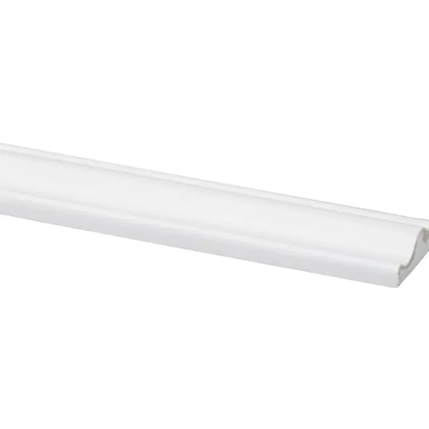 Decorlijst grenen 9x29 mm wit gegrond lengte 270 cm