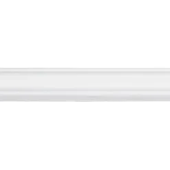 Decorlijst grenen 9x29 mm wit gegrond lengte 270 cm