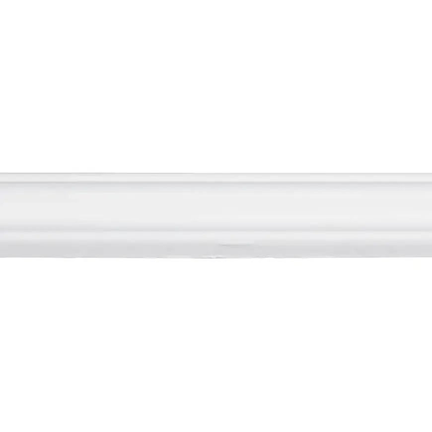 Decorlijst grenen 9x29 mm wit gegrond lengte 270 cm