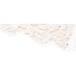 Decorlijst grenen 12x32 mm wit gegrond lengte 270 cm