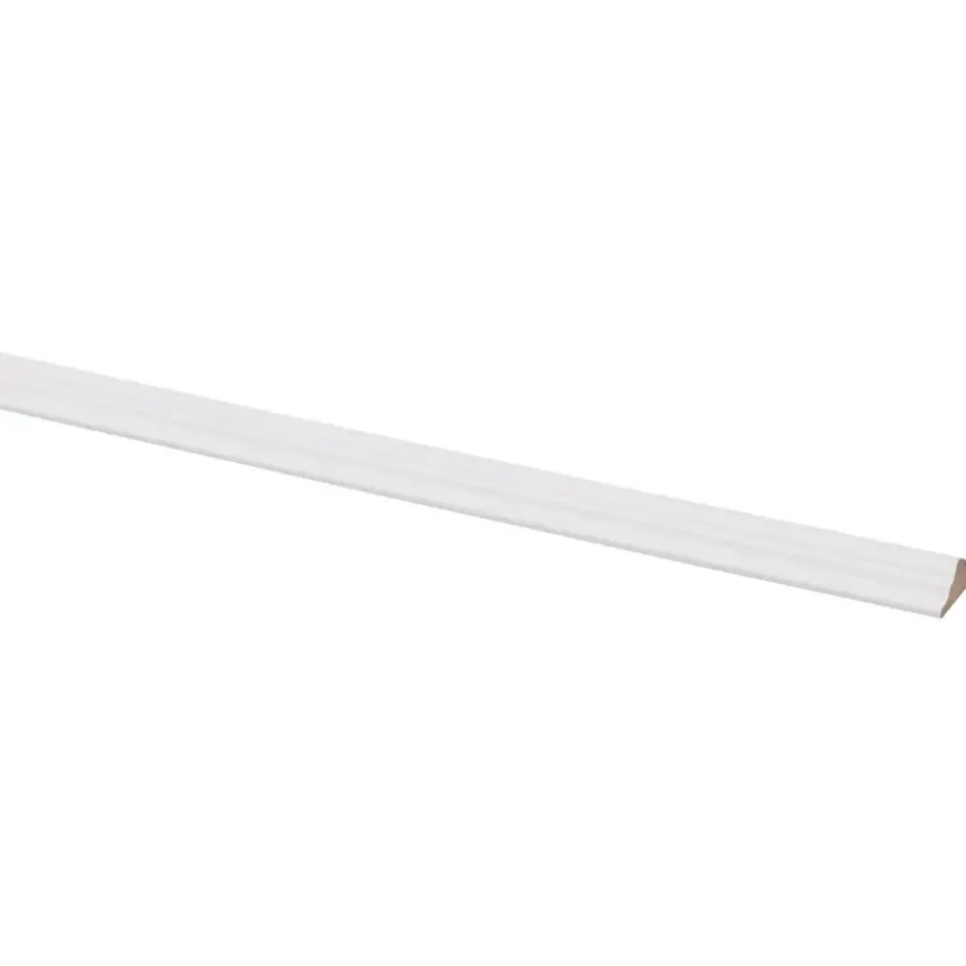 Decorlijst MDF wit folie 9x22 mm lengte 260 cm