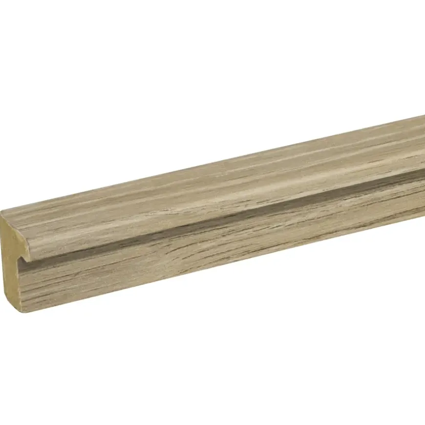 Decowall Acoustic eindprofiel vergrijsd eiken 260cm