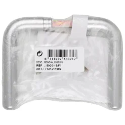 Deurkruk L rond aluminium