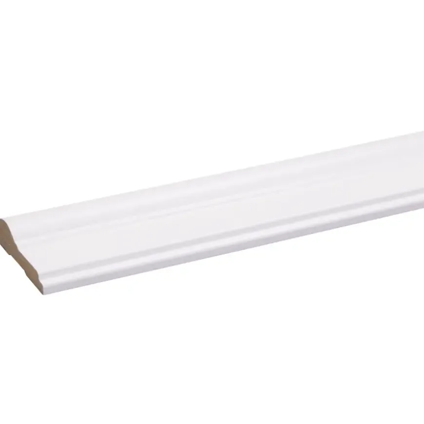Deurlijst MDF wit folie classic 18x68 mm lengte 260 cm