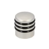 Deurstopper Ton mat nikkel / PVC 28 mm