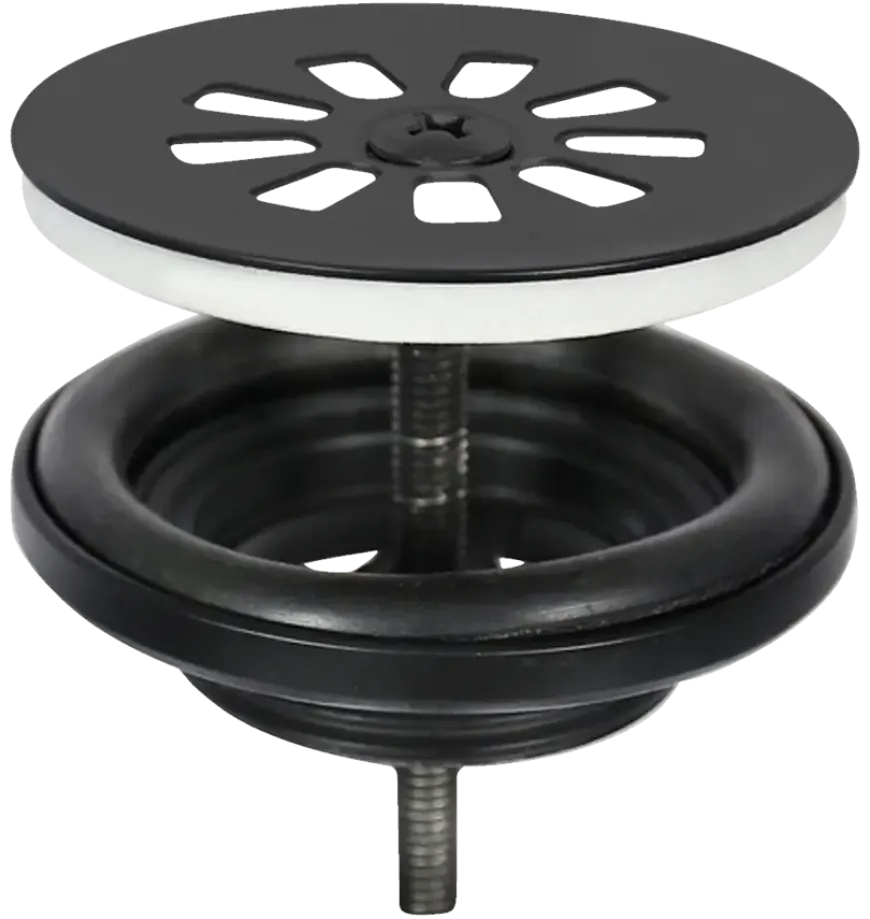 Differnz fonteinafvoerplug mat zwart