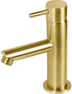 Differnz wastafelkraan met hendel goud