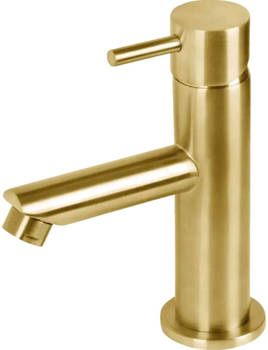 Differnz wastafelkraan met hendel goud