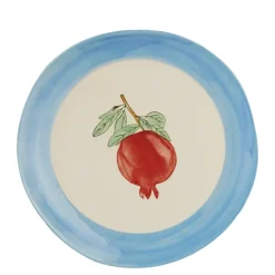 Geen Dinerbord fruit blauw - h2,5xd26 cm