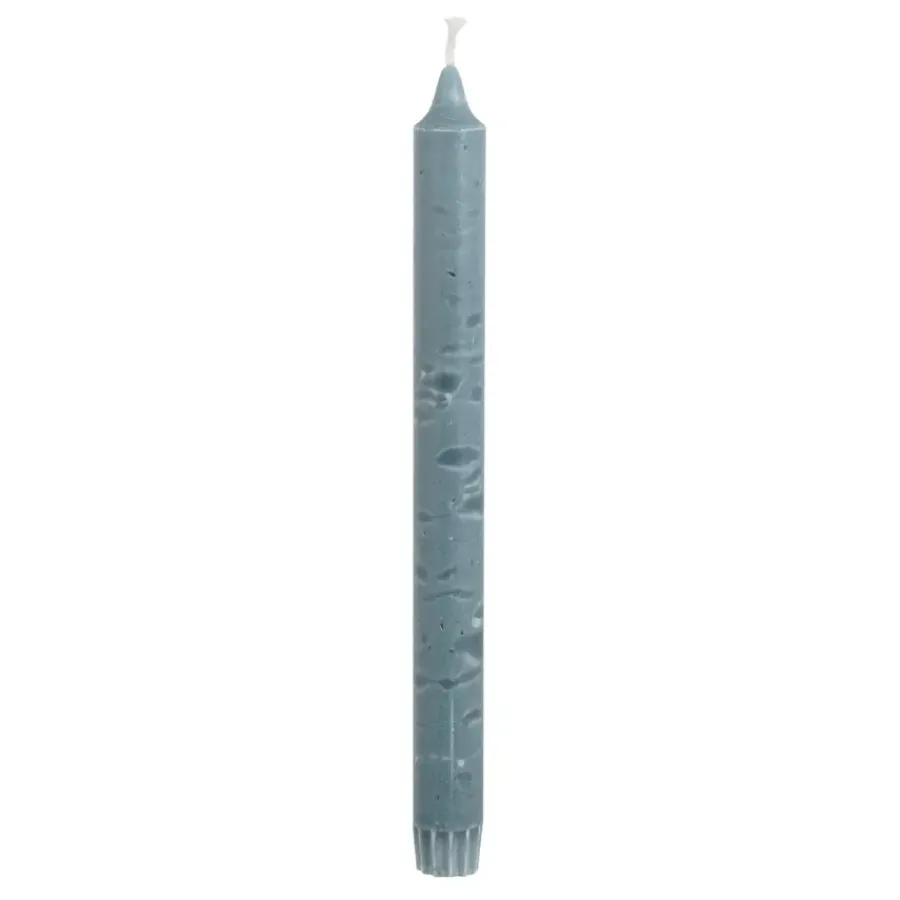 Geen Dinerkaars stearine blauw