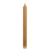 Geen Dinerkaars stearine donker bruin 6 stuks - h24xd2,2cm