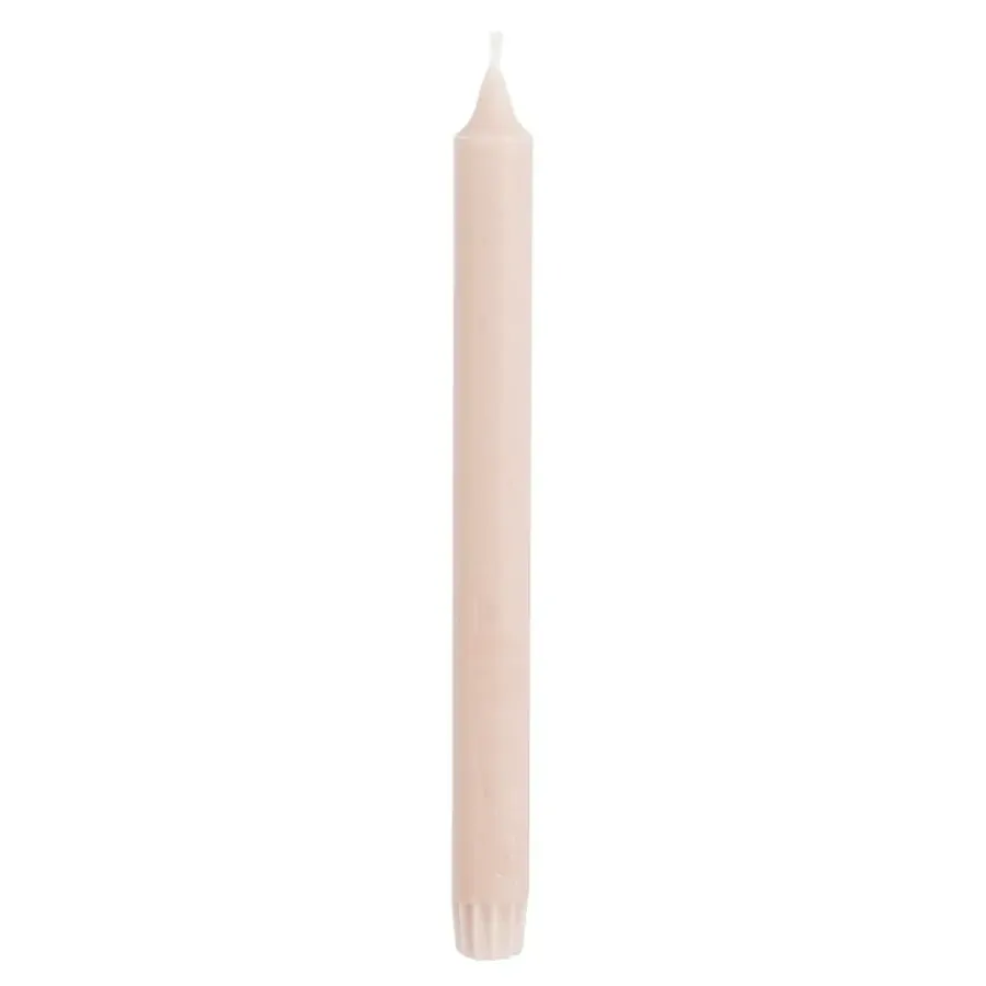 Geen Dinerkaars stearine licht roze