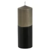 Geen Dip-dye kaars stearine - h20xd7cm