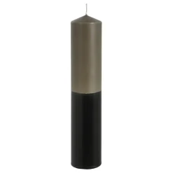Geen Dip-dye kaars stearine - h25xd5cm