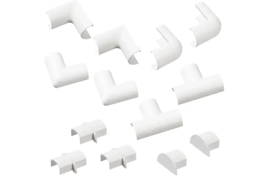 D-line Accessoireskit voor 20/10mm D-line Goot Wit