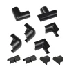 D-line Accessoireskit voor 30/ 15mm D-line Goot Zwart