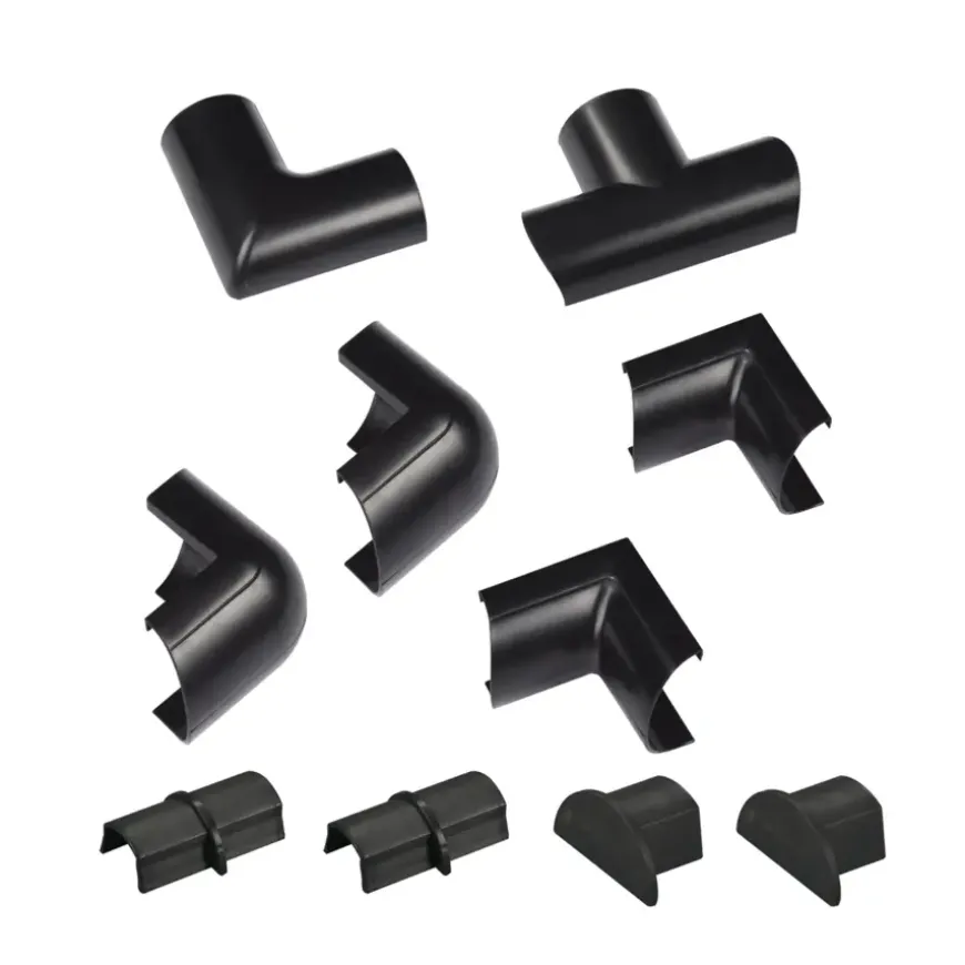 D-line Accessoireskit voor 30/ 15mm D-line Goot Zwart