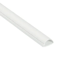 D-line kabelgoot half rond wit 1 meter